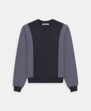 Paneled Fleece Crewneck
