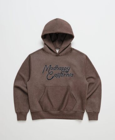 California Glitter Midweight Hoodie Brown