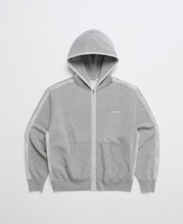 Lace Trim Midweight Zip Up